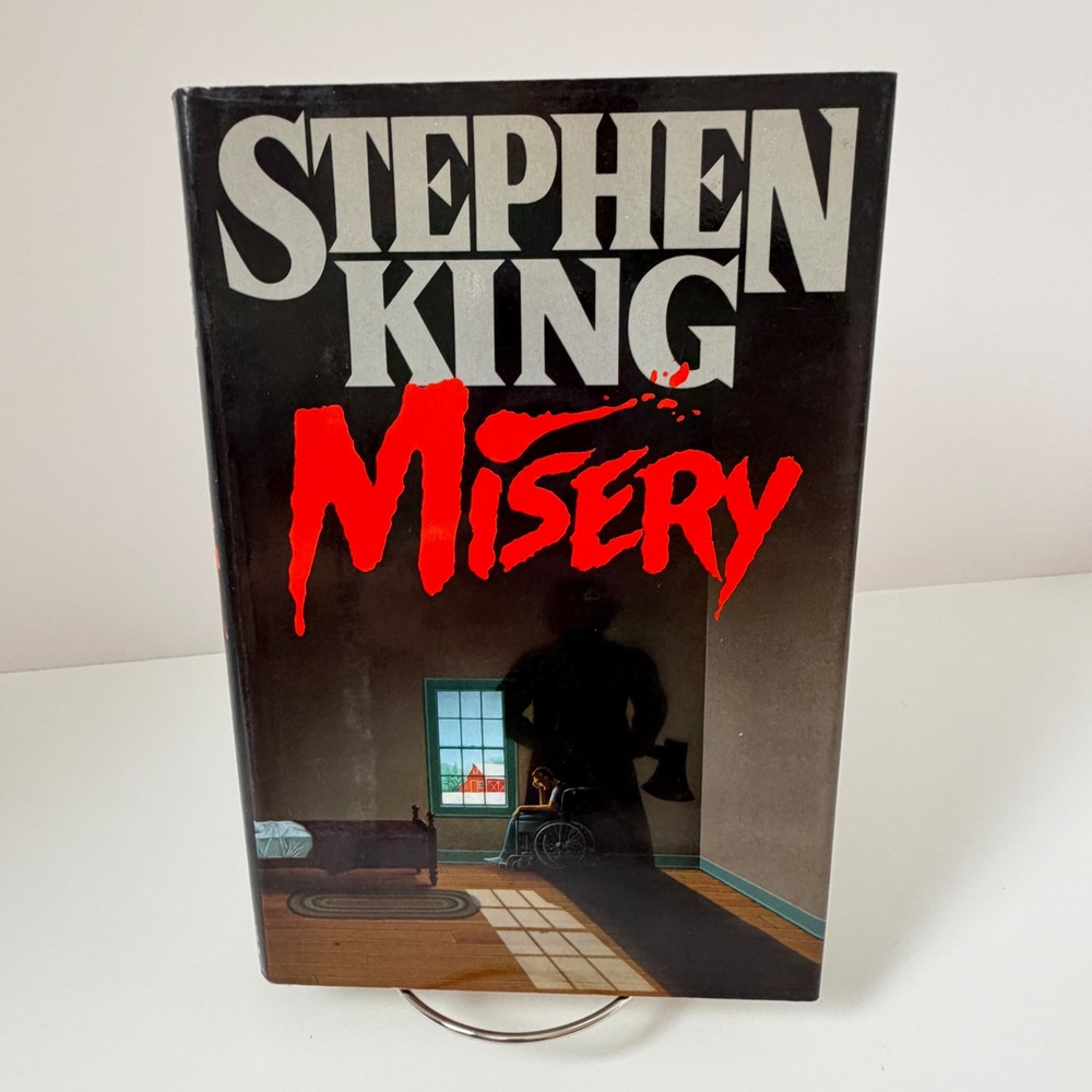 Stephen King Misery First Edition Hardcover Viking 1987 Horror DJ